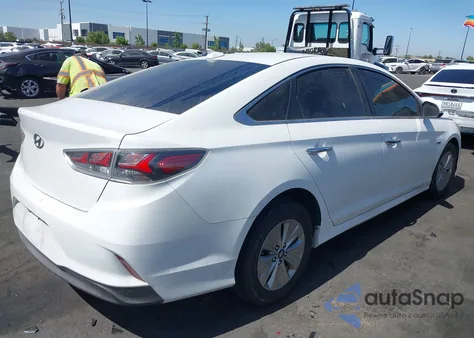 2019 Hyundai Sonata Hybrid Se из США, поврежденный, VIN KMHE24L37KA094139